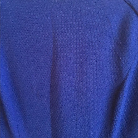 Sandro Royal Blue Jersey Mini w Lace 3 - Picture 3 of 6